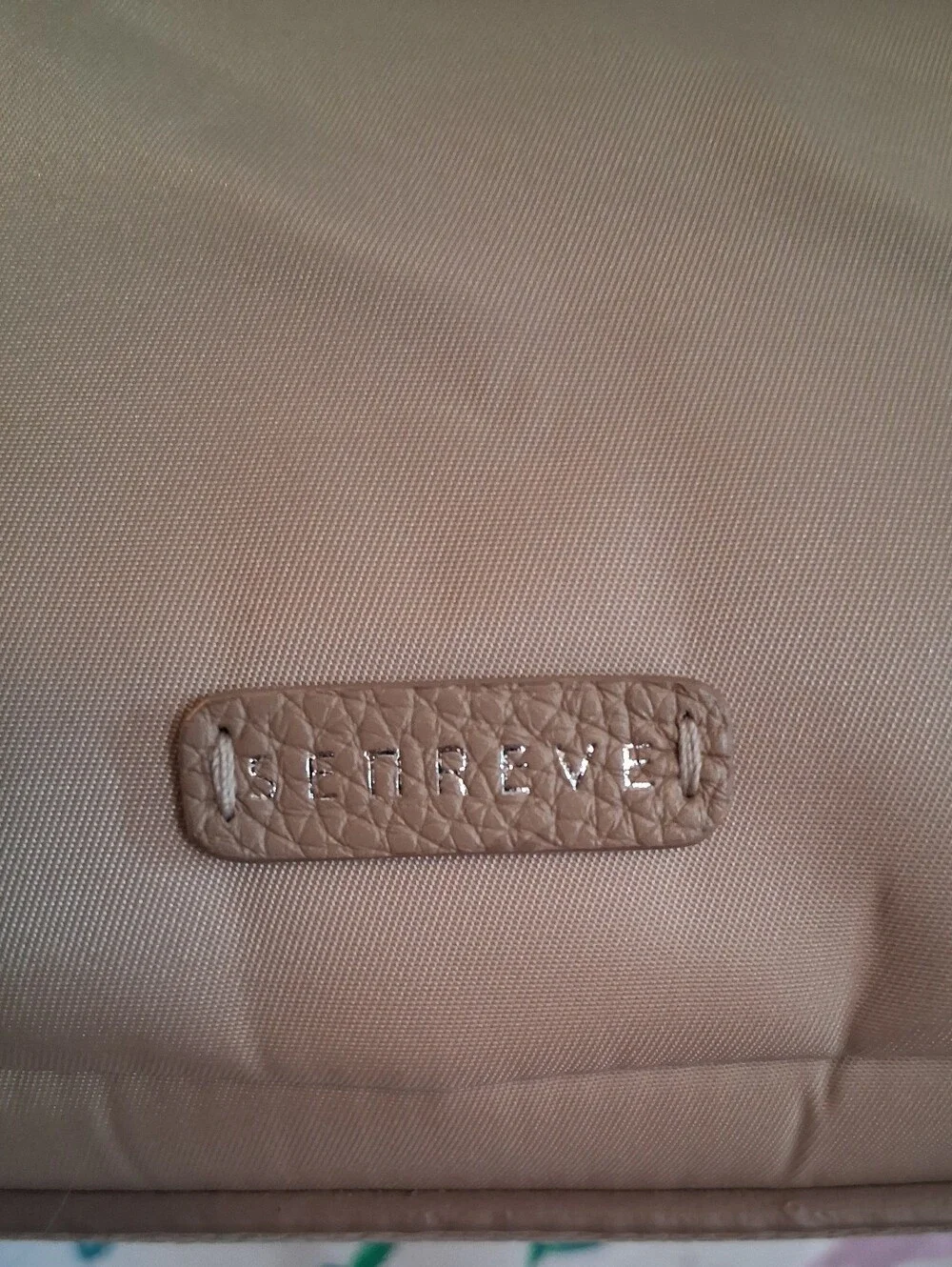 NWOT Discontinued Senreve Strati Sporta Beige Nylon Neutral Quiet Luxury Purse